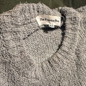 THE FRANKIE SHOP. | Heather Gray Knit Pullover